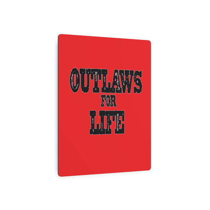 Roger Clark- Outlaws/Metal Art Sign