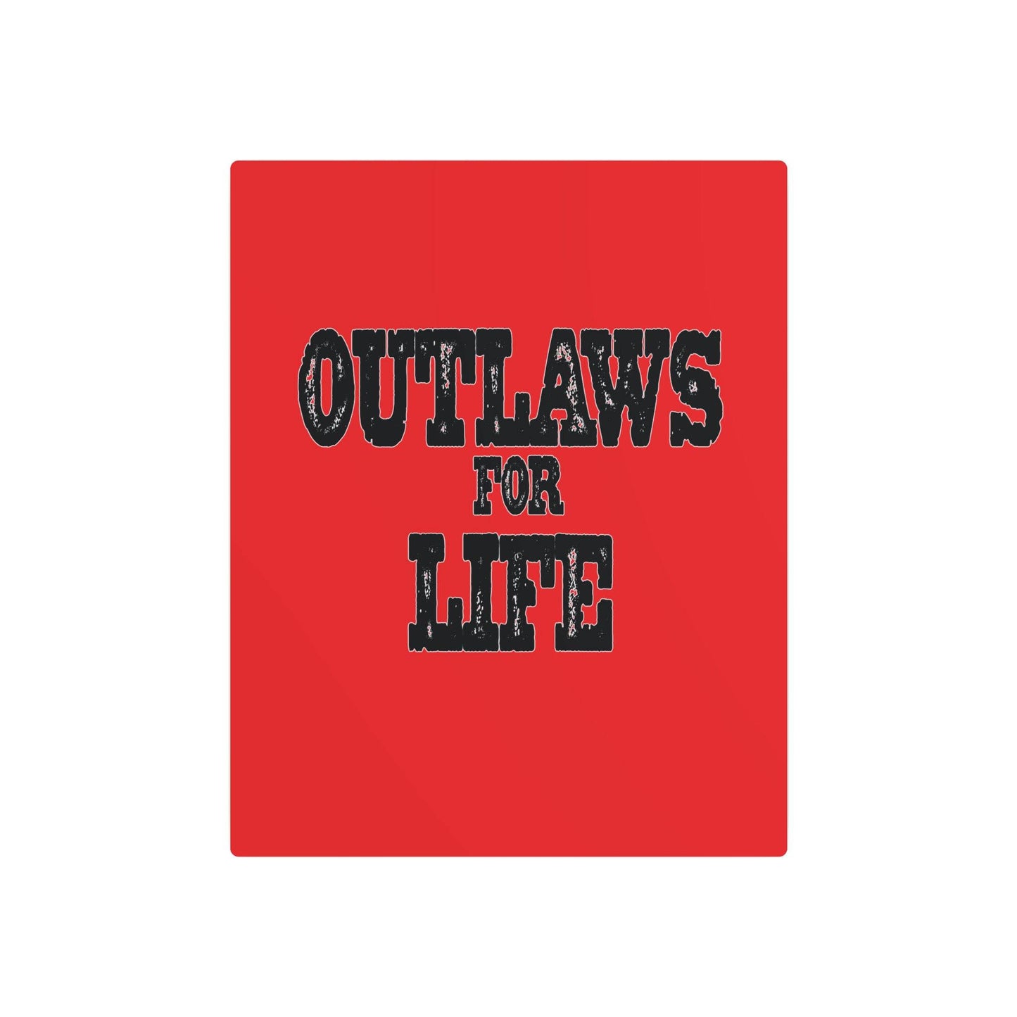 Roger Clark- Outlaws/Metal Art Sign