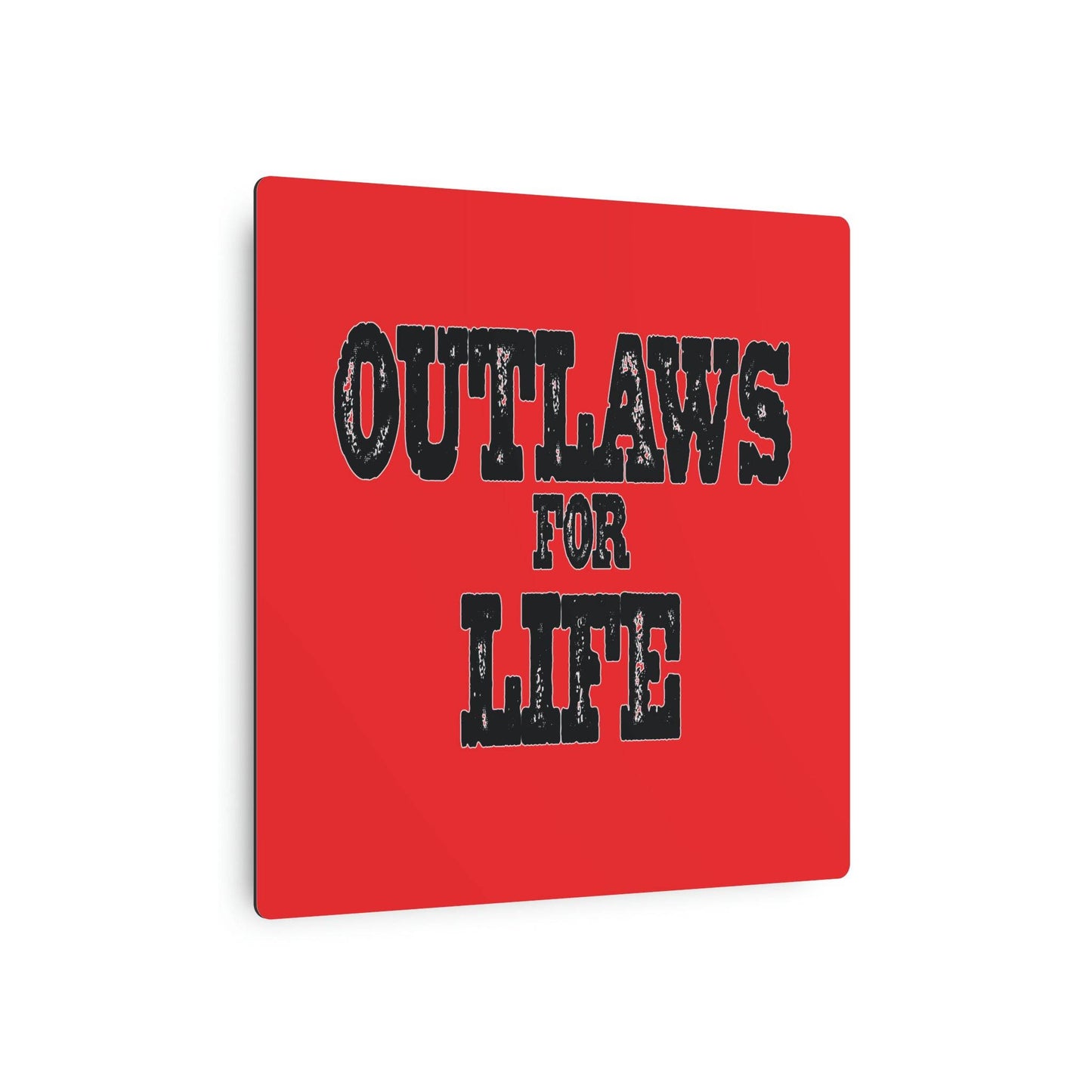 Roger Clark- Outlaws/Metal Art Sign