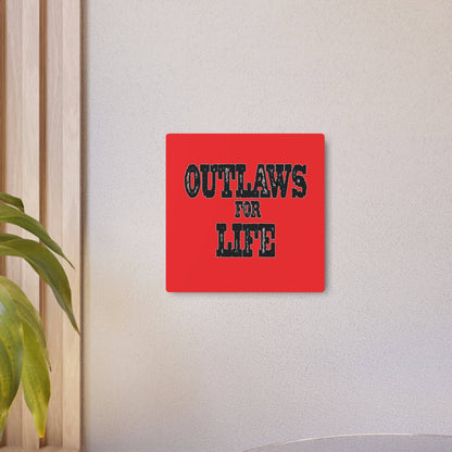 Roger Clark- Outlaws/Metal Art Sign