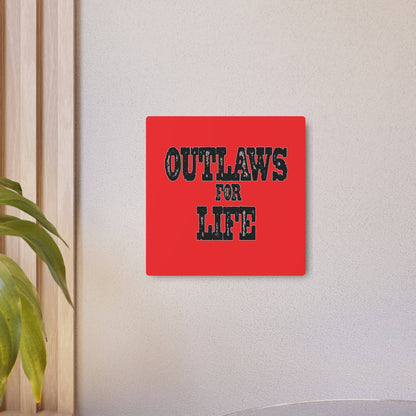 Roger Clark- Outlaws/Metal Art Sign