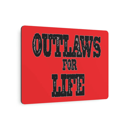 Roger Clark- Outlaws/Metal Art Sign