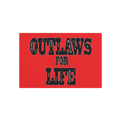 Roger Clark- Outlaws/Metal Art Sign