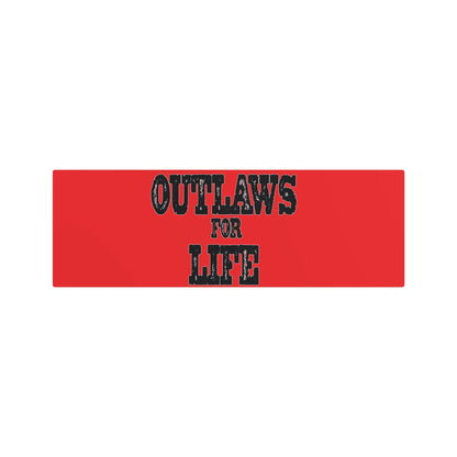 Roger Clark- Outlaws/Metal Art Sign