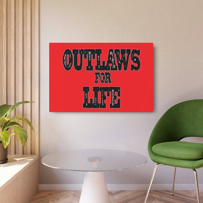 Roger Clark- Outlaws/Metal Art Sign