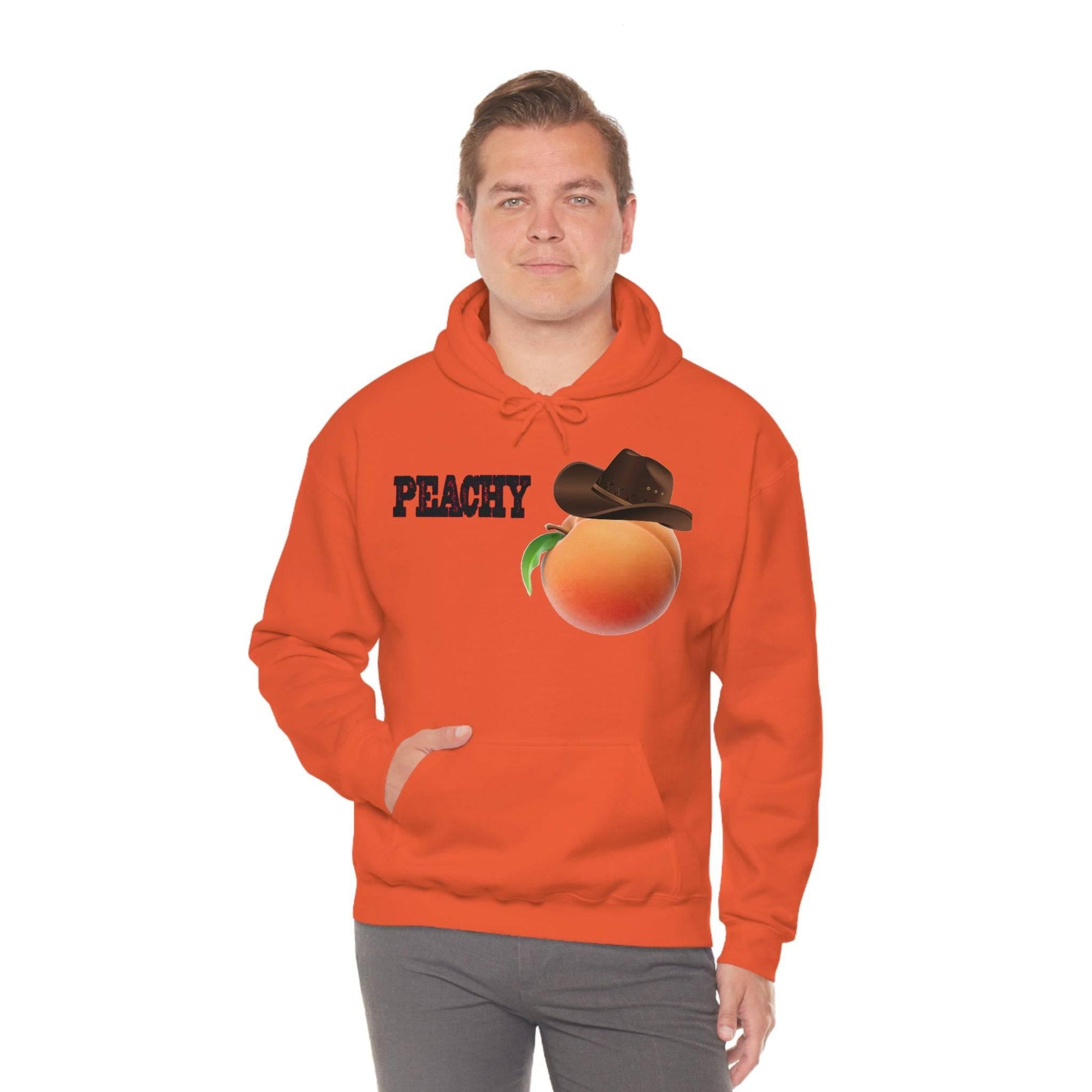 Roger Clark- Peachy black/ Unisex Heavy Blend™ Hooded Sweatshirt - GtvStore