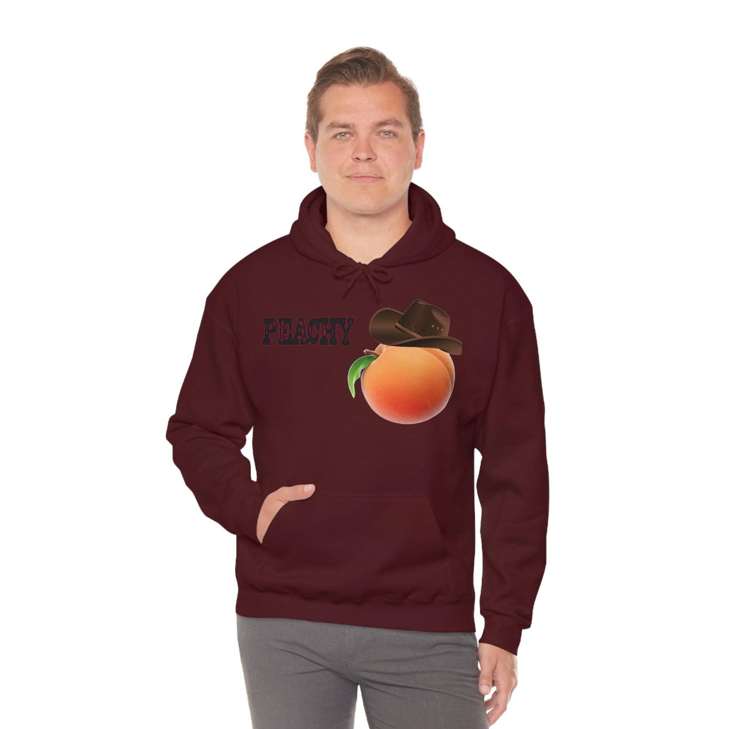 Roger Clark- Peachy black/ Unisex Heavy Blend™ Hooded Sweatshirt - GtvStore