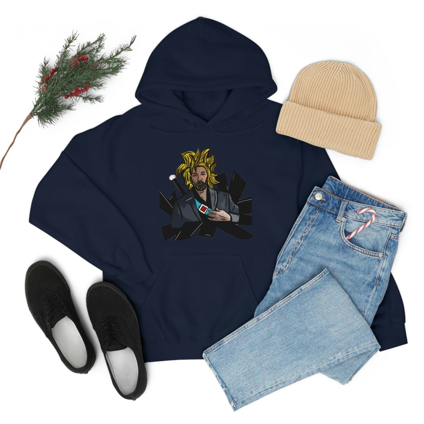 Super Saiyan Vale- Hooded Sweatshirt- Eric Vale