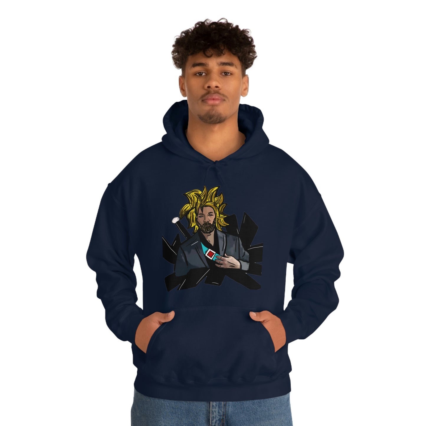 Super Saiyan Vale- Hooded Sweatshirt- Eric Vale