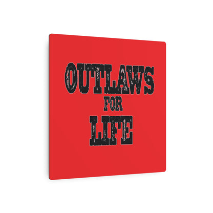 Roger Clark- Outlaws/Metal Art Sign