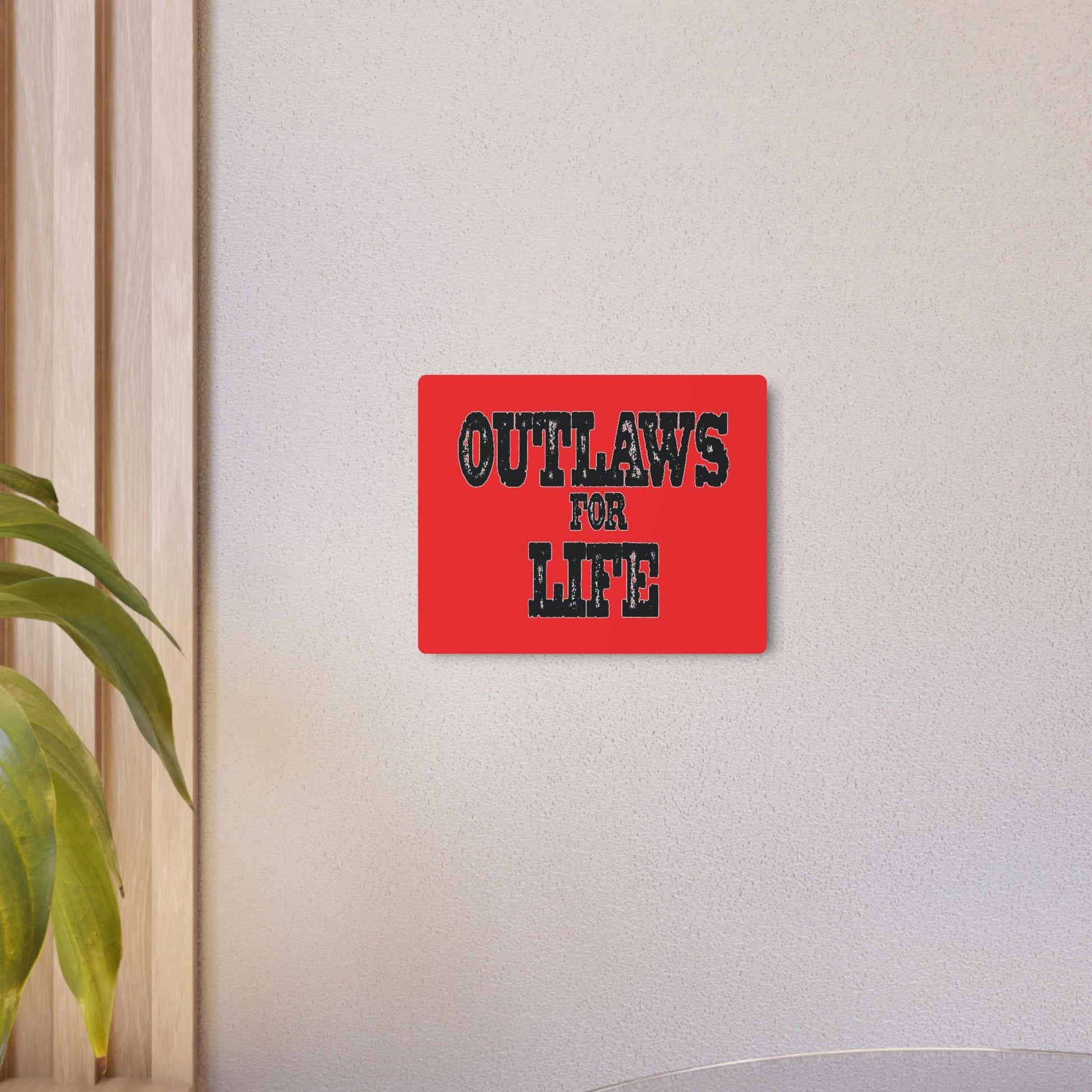 Roger Clark- Outlaws/Metal Art Sign - GtvStore