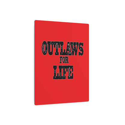 Roger Clark- Outlaws/Metal Art Sign