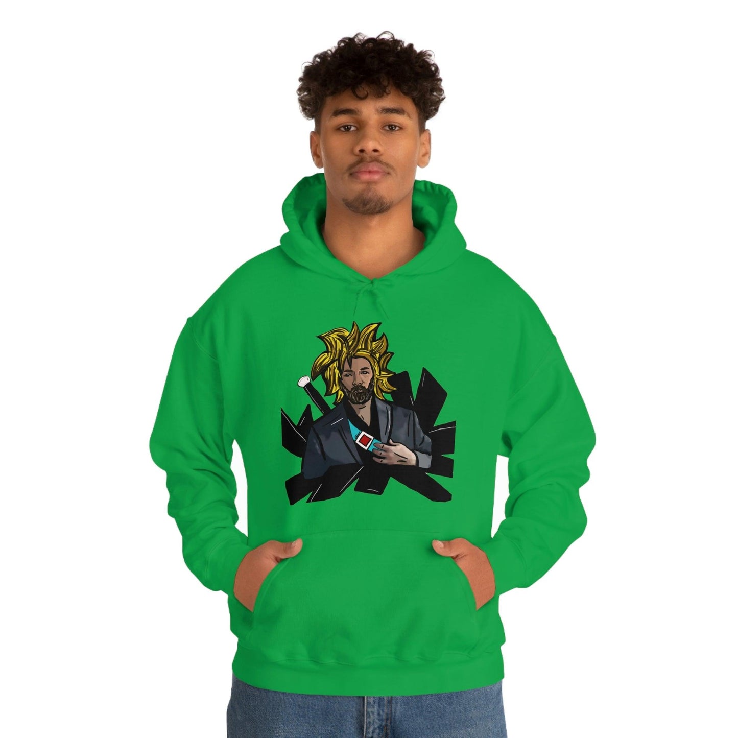 Super Saiyan Vale- Hooded Sweatshirt- Eric Vale - GtvStore