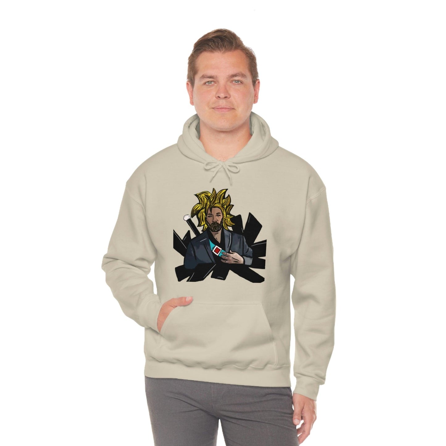 Super Saiyan Vale- Hooded Sweatshirt- Eric Vale - GtvStore