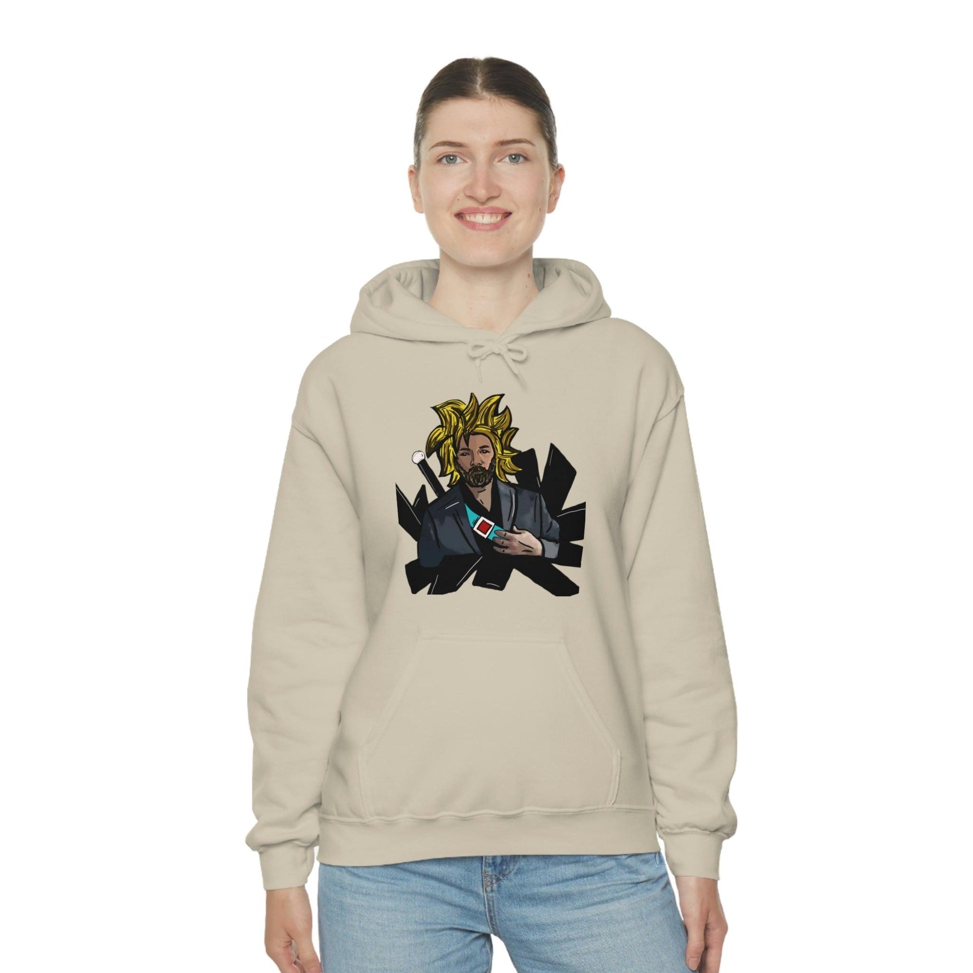 Super Saiyan Vale- Hooded Sweatshirt- Eric Vale - GtvStore