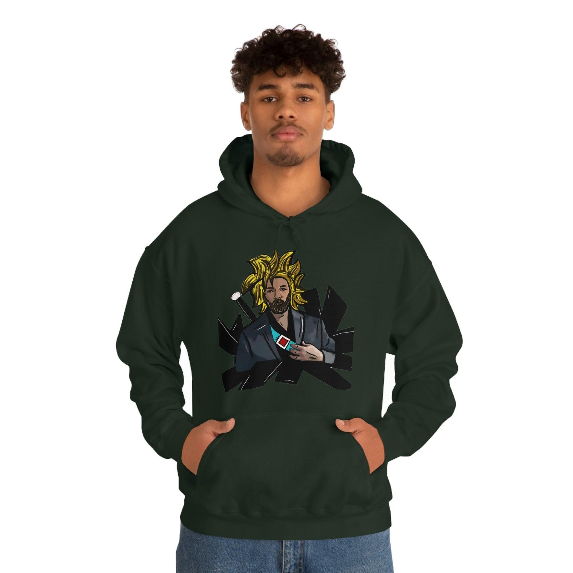 Super Saiyan Vale- Hooded Sweatshirt- Eric Vale - GtvStore