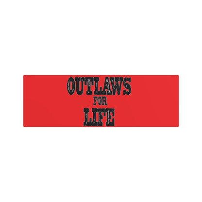 Roger Clark- Outlaws/Metal Art Sign