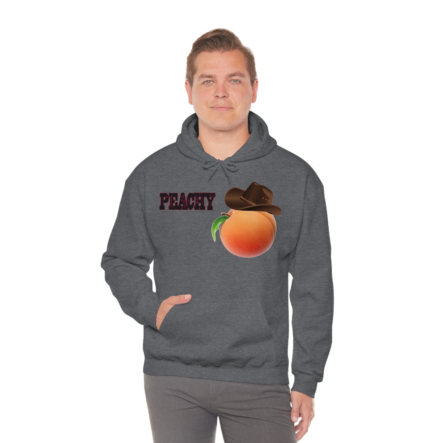 Roger Clark- Peachy black/ Unisex Heavy Blend™ Hooded Sweatshirt - GtvStore