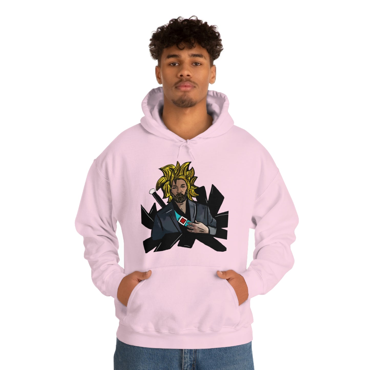 Super Saiyan Vale- Hooded Sweatshirt- Eric Vale