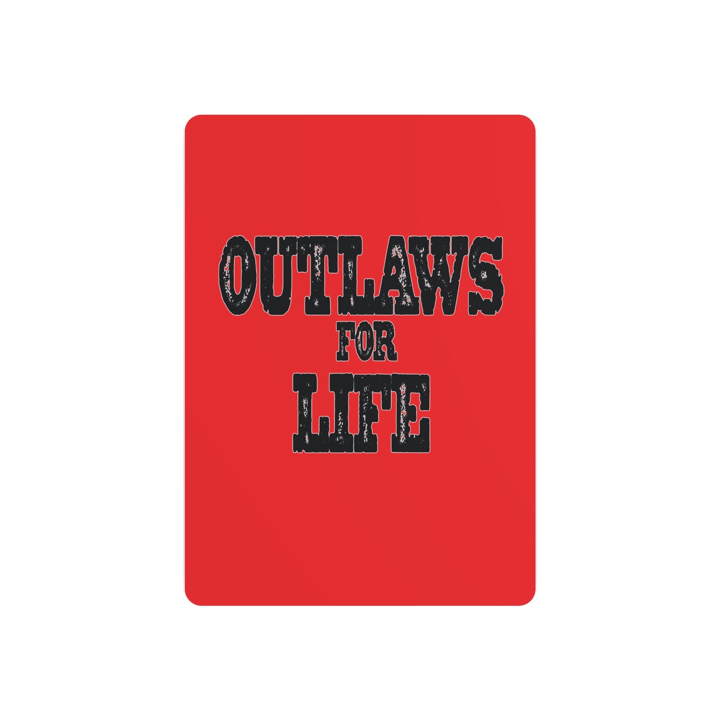 Roger Clark- Outlaws/Metal Art Sign