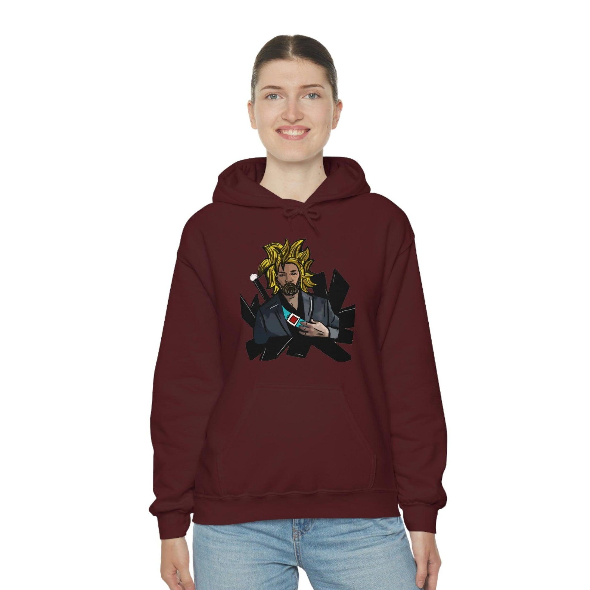 Super Saiyan Vale- Hooded Sweatshirt- Eric Vale - GtvStore