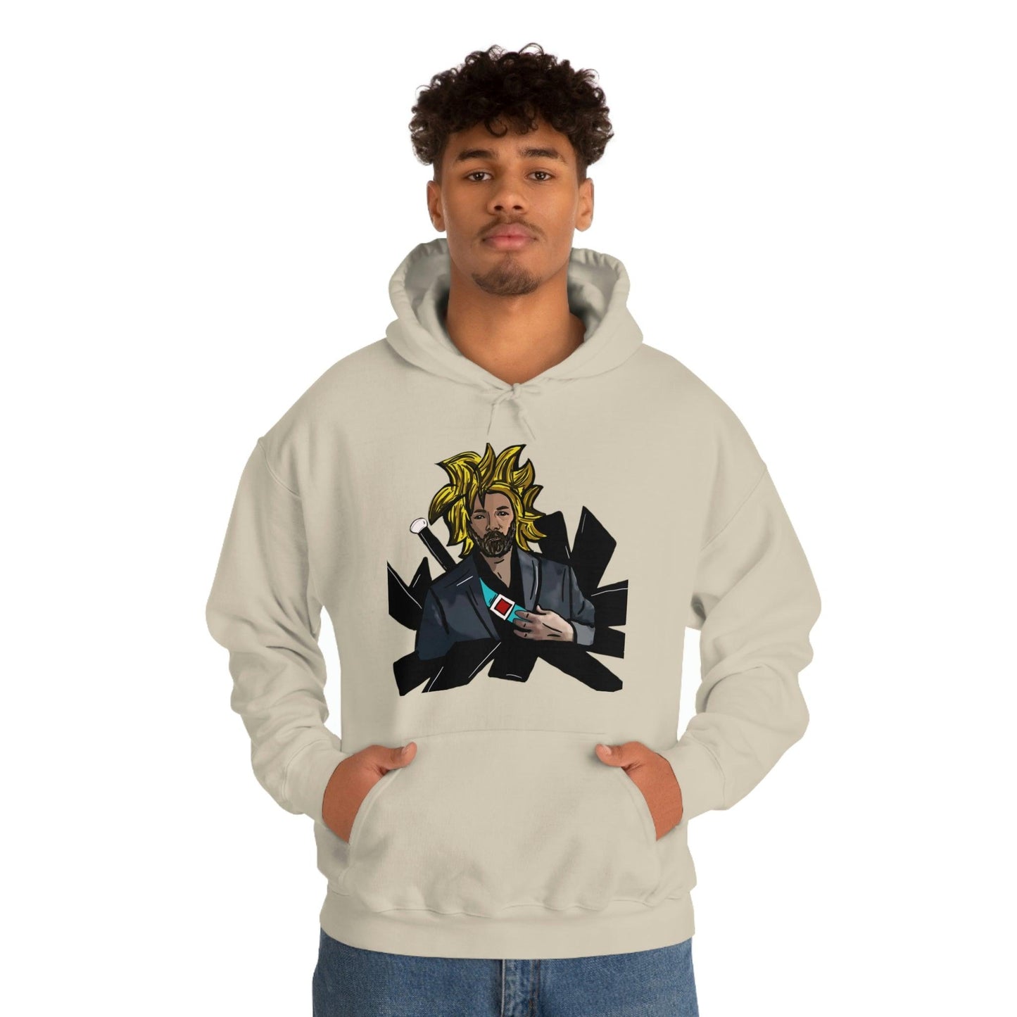 Super Saiyan Vale- Hooded Sweatshirt- Eric Vale - GtvStore