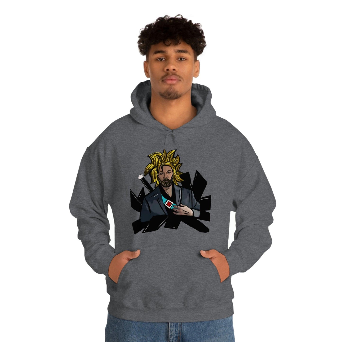 Super Saiyan Vale- Hooded Sweatshirt- Eric Vale - GtvStore