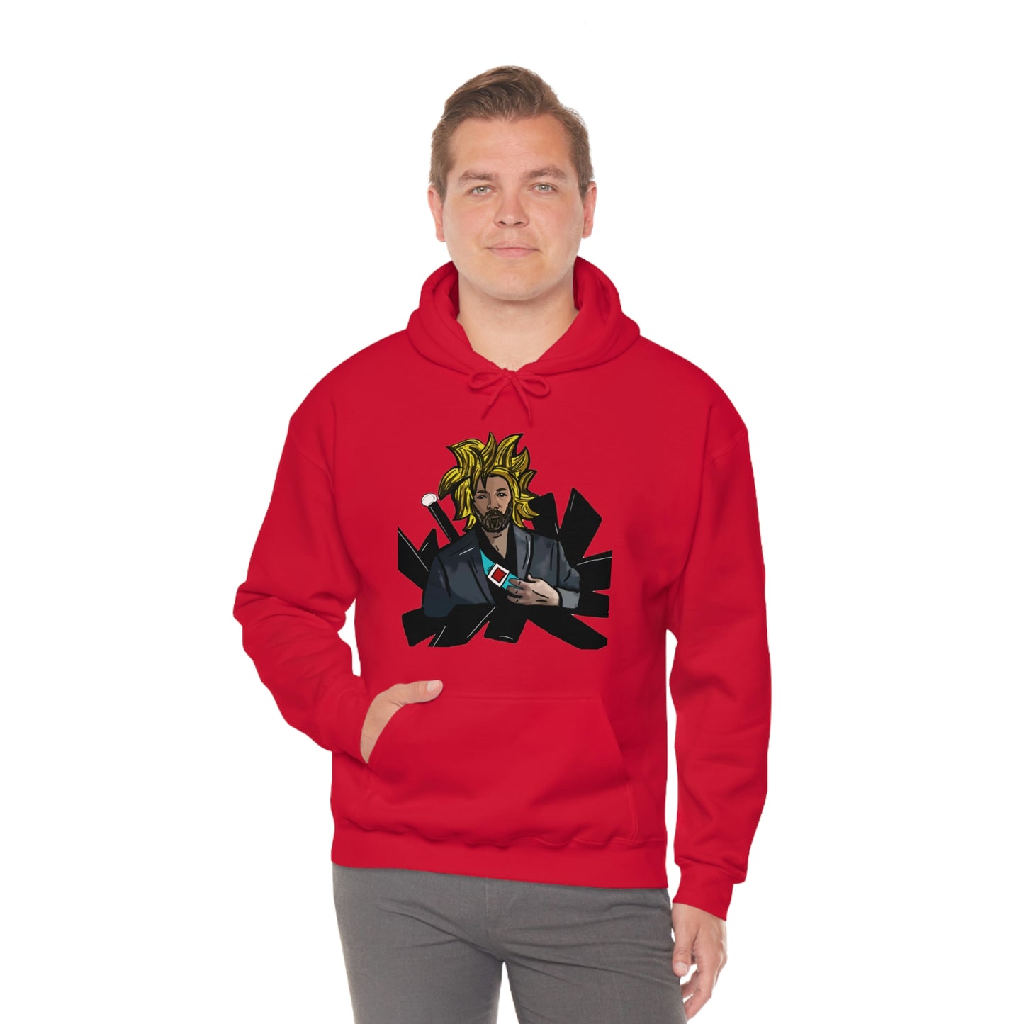 Super Saiyan Vale- Hooded Sweatshirt- Eric Vale