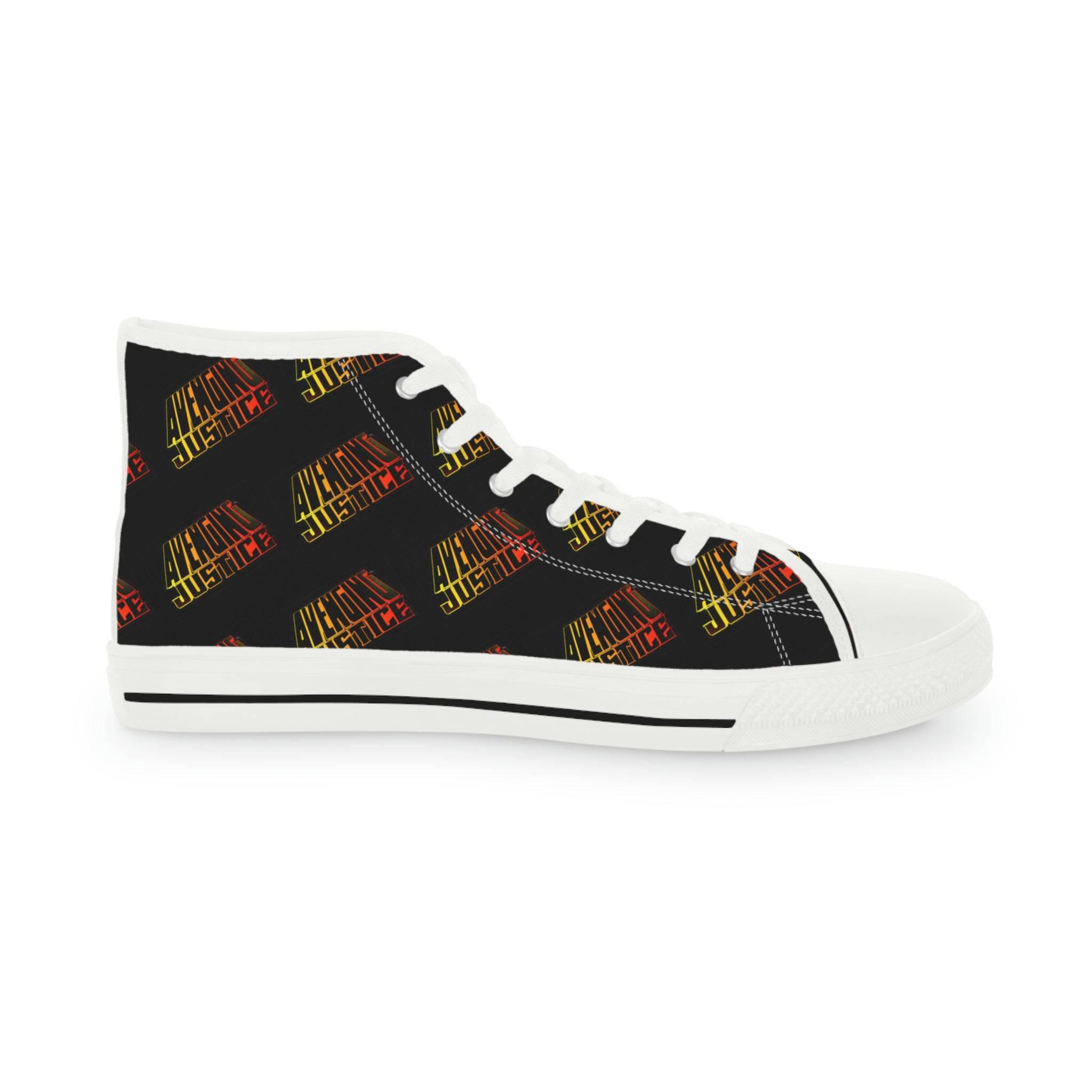 Justice high top sneakers hotsell