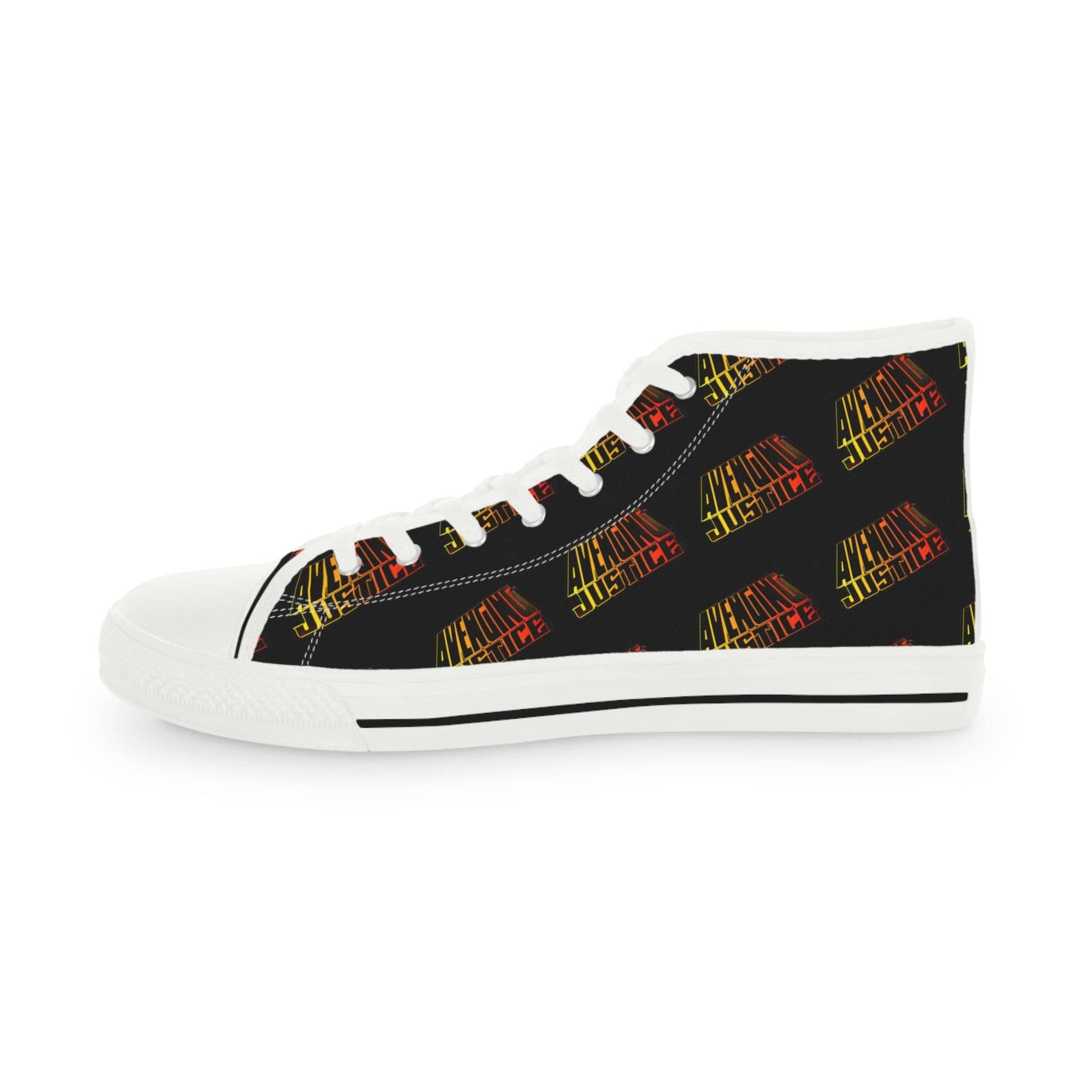 Avenging Justice- Logo/Men's High Top Sneakers - GtvStore