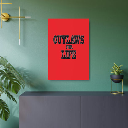 Roger Clark- Outlaws/Metal Art Sign