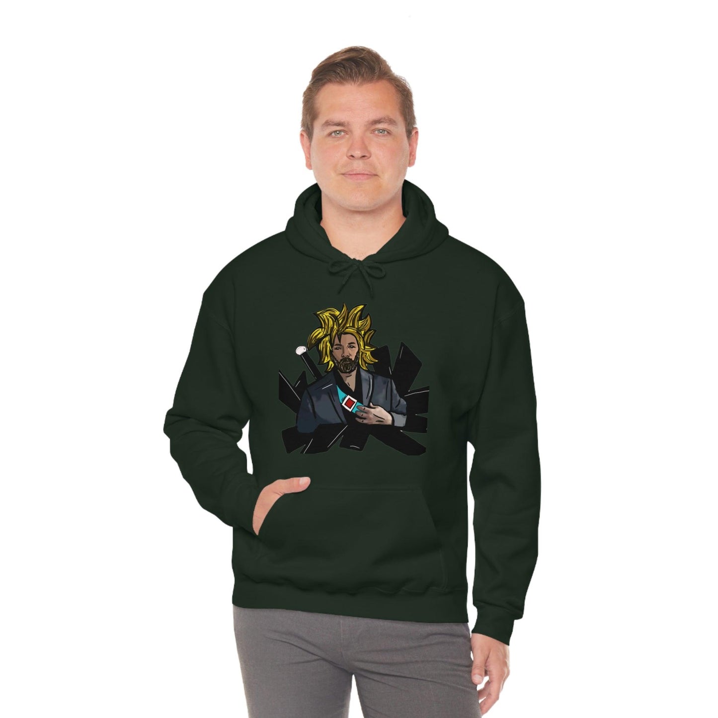 Super Saiyan Vale- Hooded Sweatshirt- Eric Vale - GtvStore