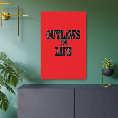 Roger Clark- Outlaws/Metal Art Sign