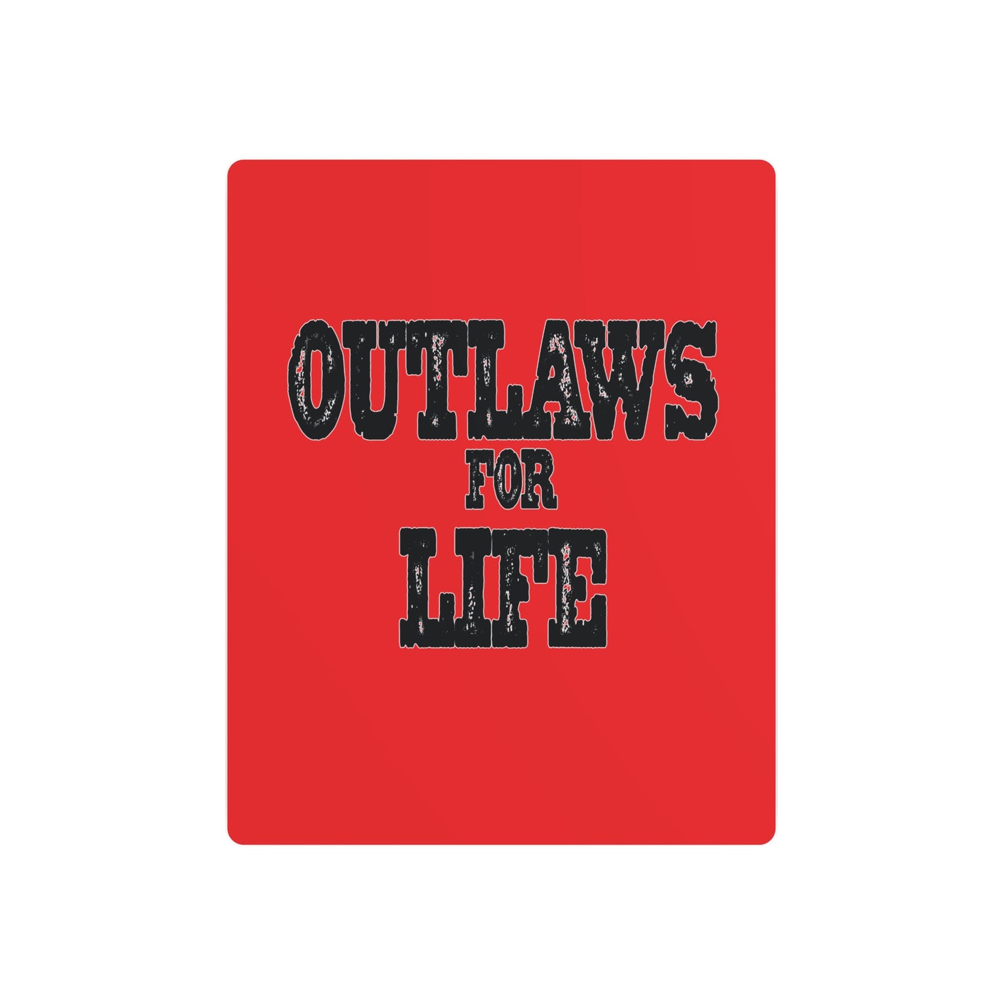 Roger Clark- Outlaws/Metal Art Sign