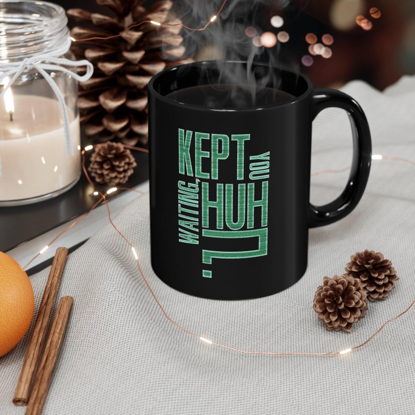 David Hayter - "Kept You Waiting, Huh?" Quote - Black Mug - GtvStore