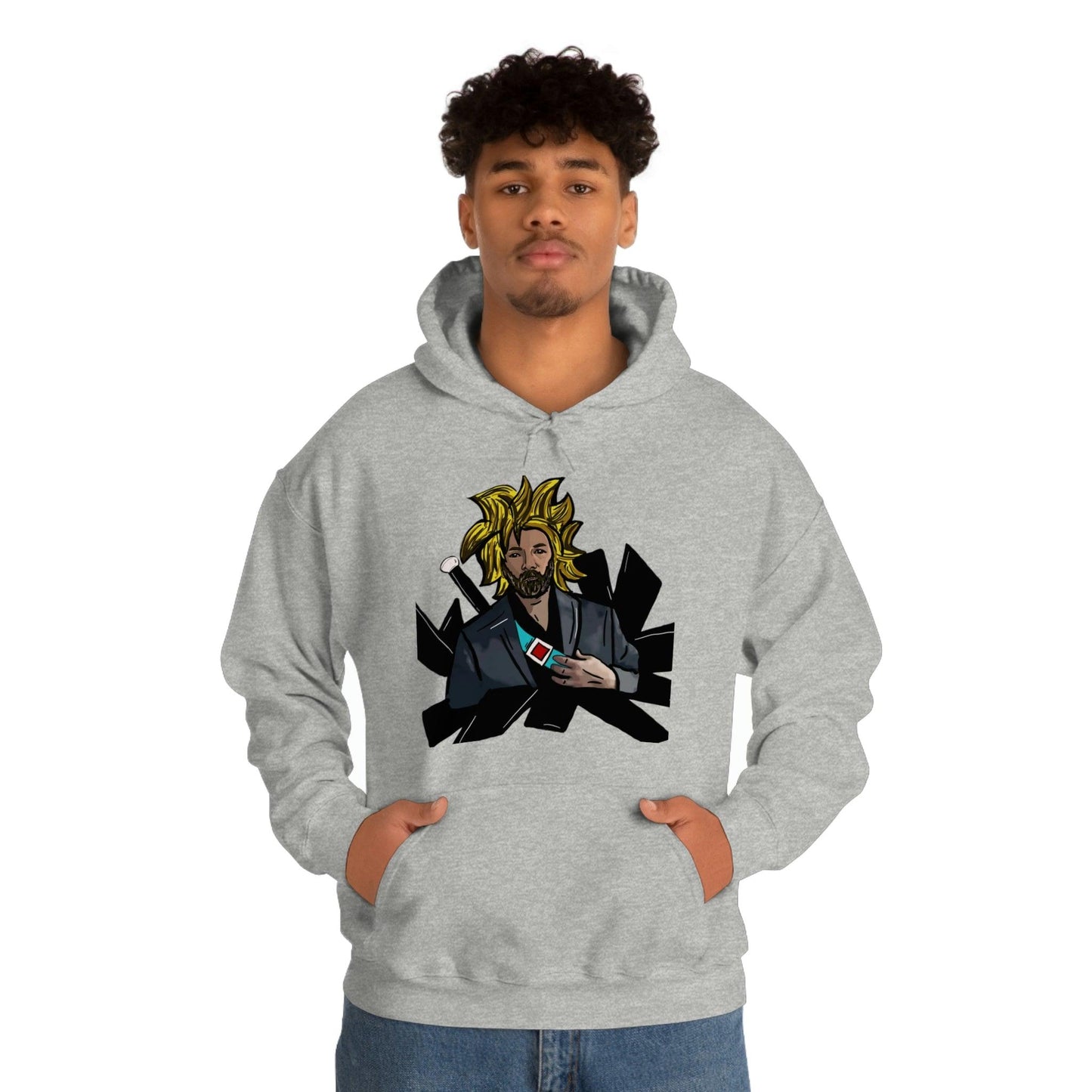 Super Saiyan Vale- Hooded Sweatshirt- Eric Vale - GtvStore