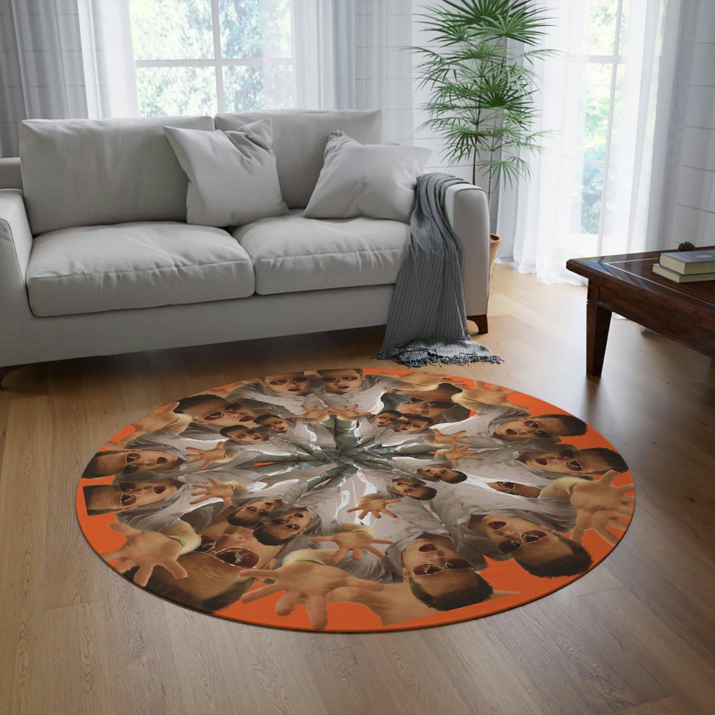 Eric Vale- Many Vales/Round Rug - GtvStore