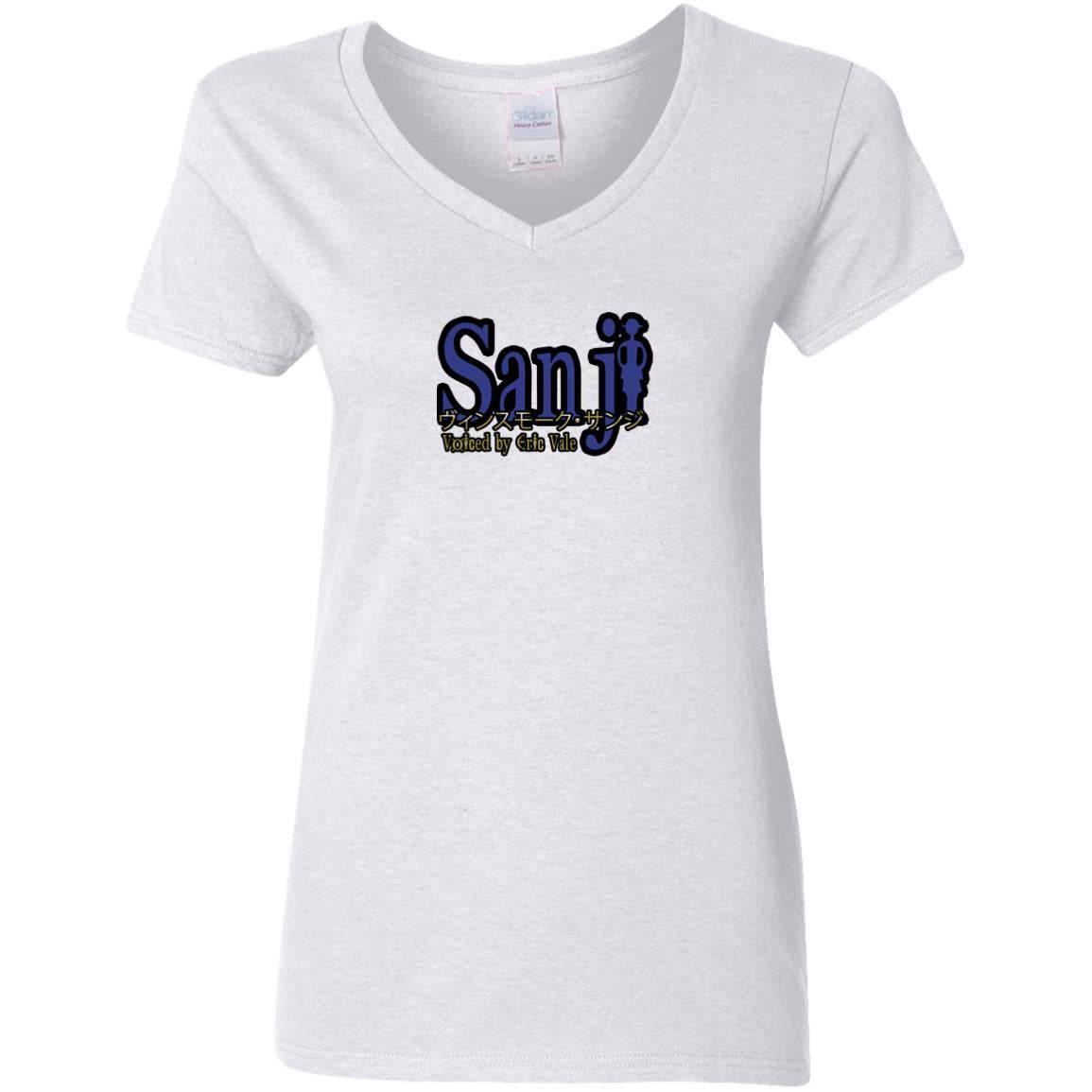 Eric Vale - Sanji Voiced By Ladies V-neck - GtvStore