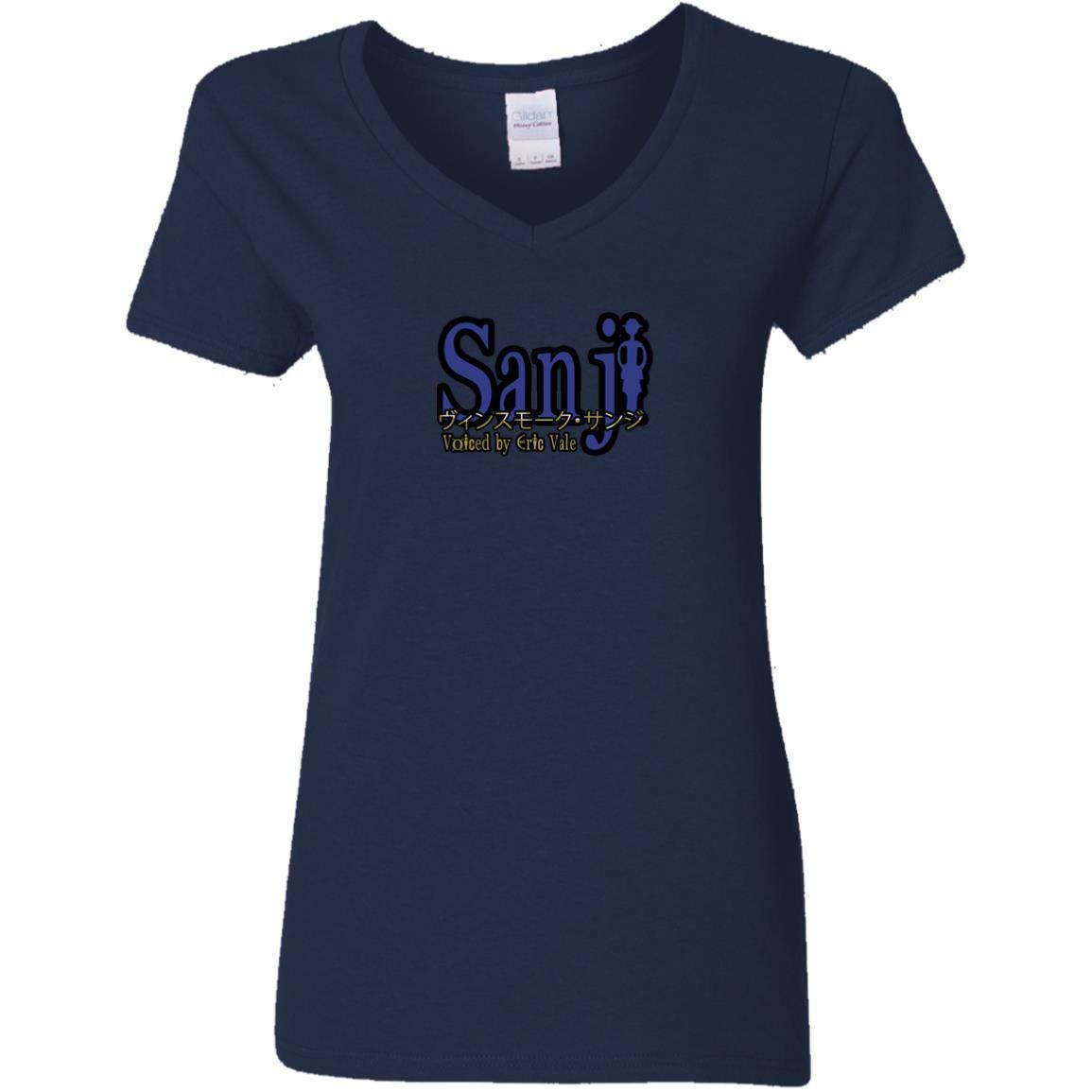 Eric Vale - Sanji Voiced By Ladies V-neck - GtvStore