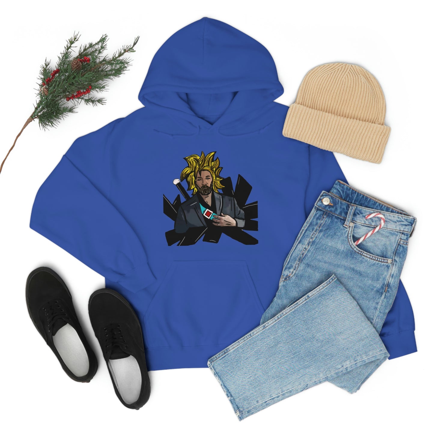 Super Saiyan Vale- Hooded Sweatshirt- Eric Vale