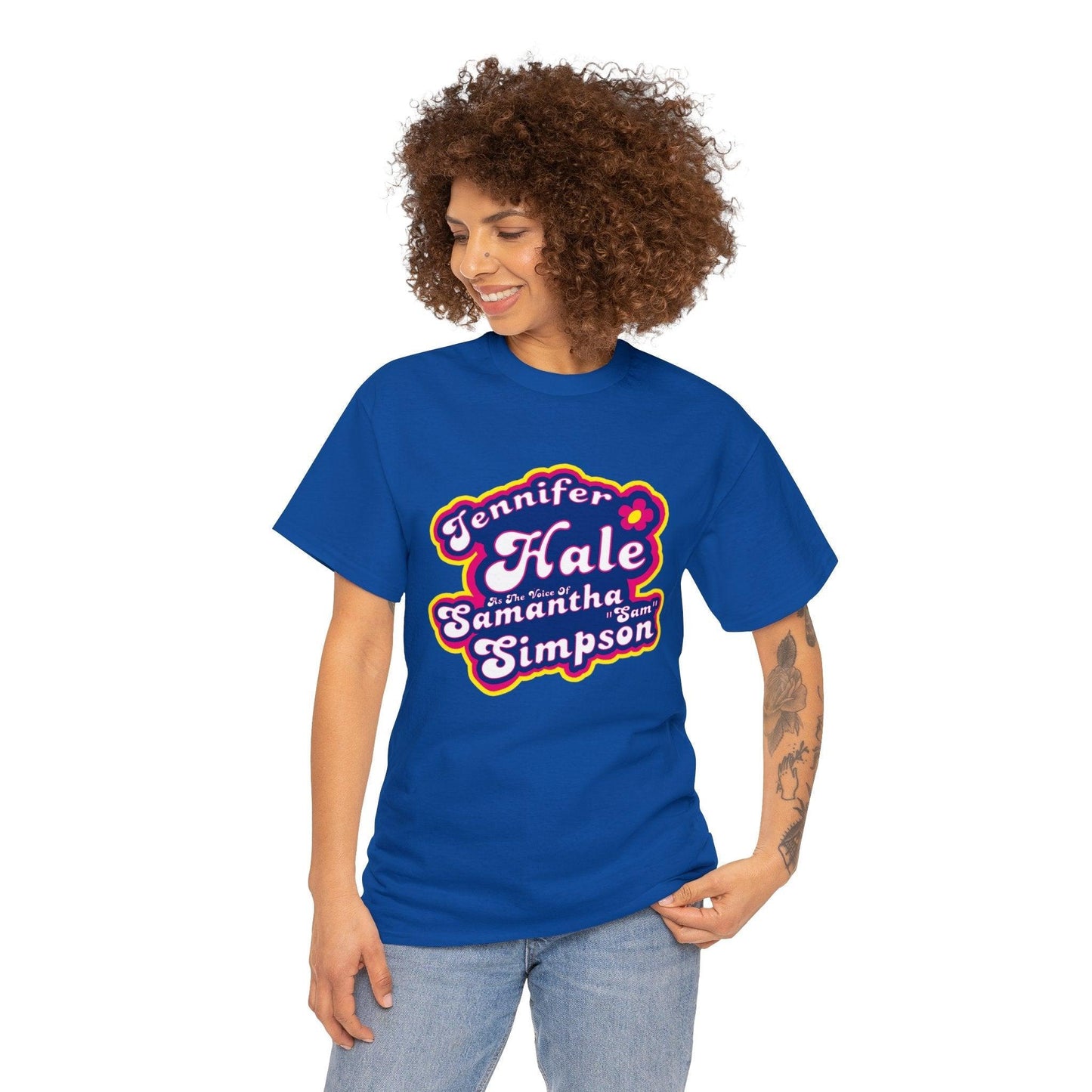 Jennifer Hale - As the Voice of Samantha "Sam" Simpson T-shirt - GtvStore