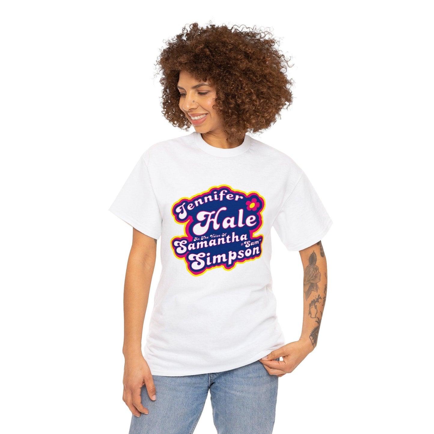 Jennifer Hale - As the Voice of Samantha "Sam" Simpson T-shirt - GtvStore