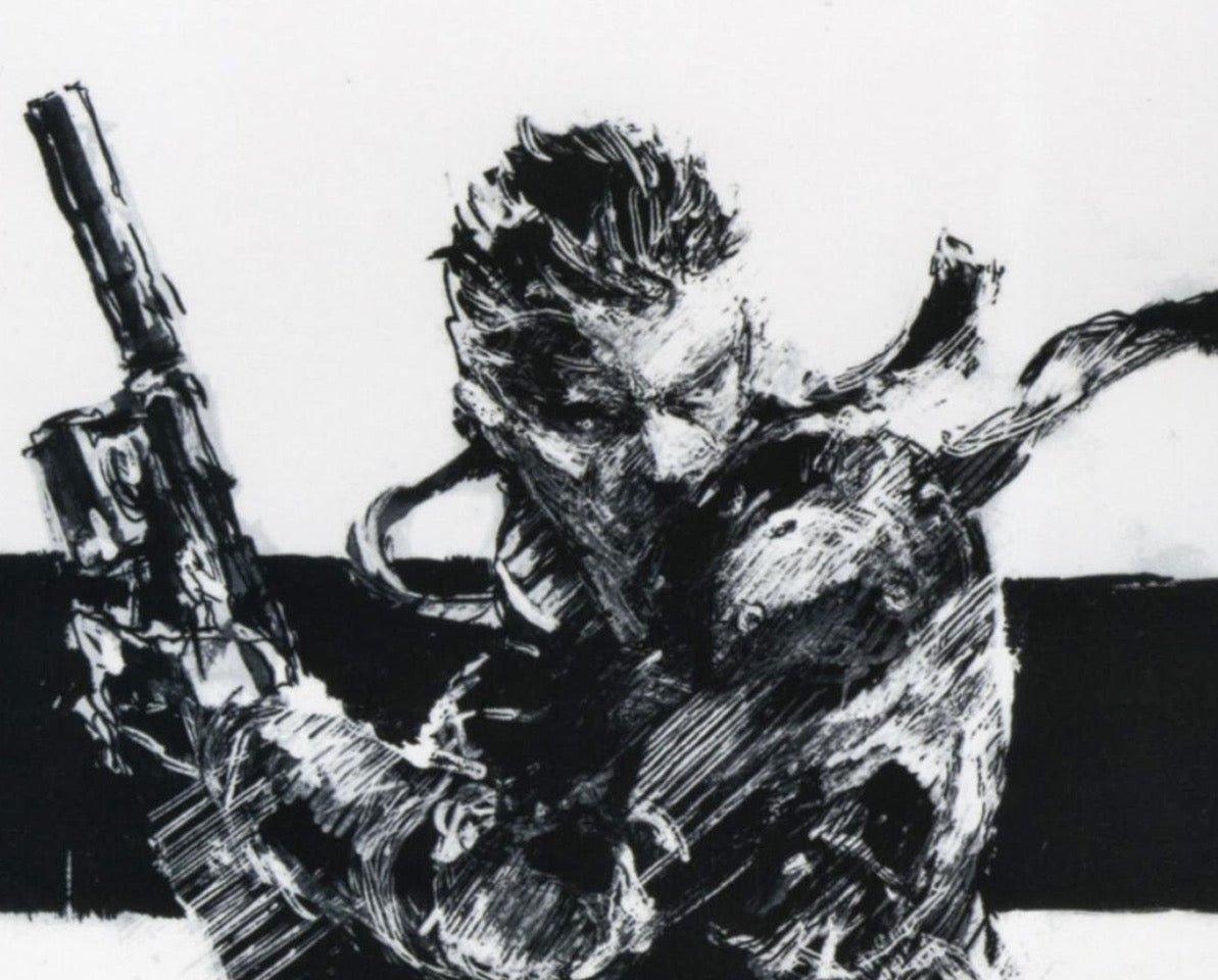 MGS Sketch Snake - Print - GtvStore