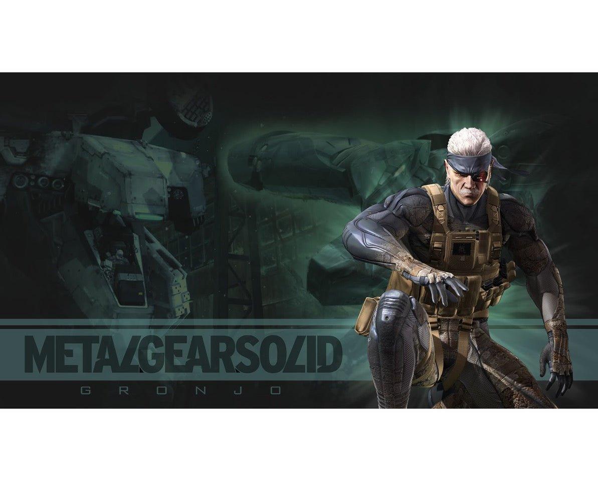 MGS Solid Snake Gronjo - Print - GtvStore