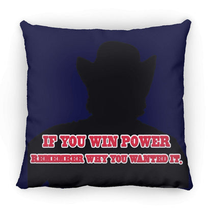 Rob Wiethoff- Power Silhouette red/ Large Square Pillow AUTOGRAPHED - GtvStore