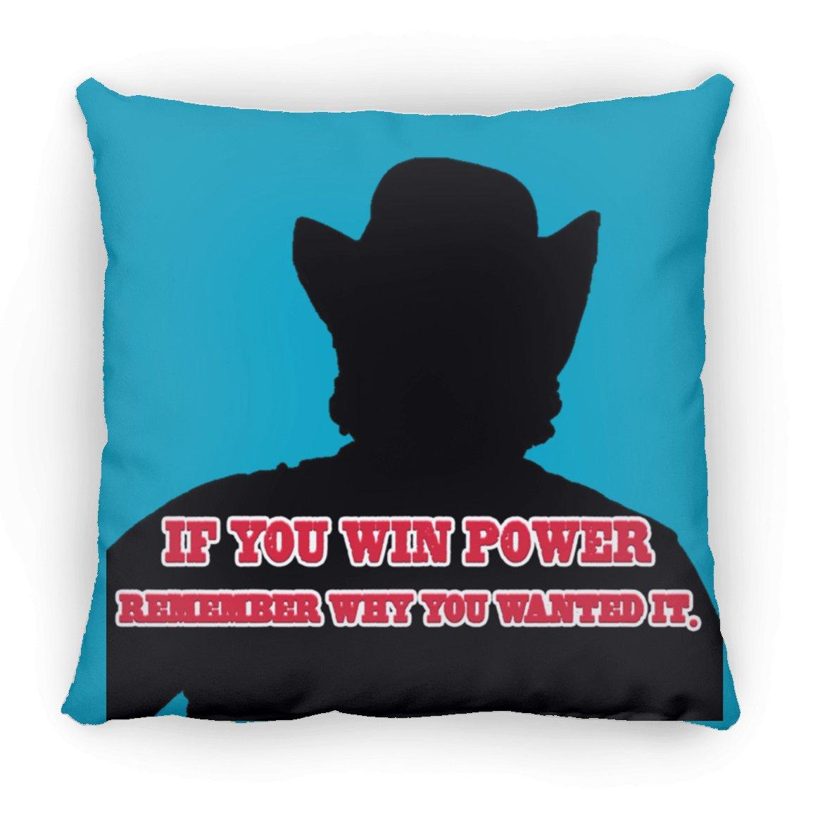 Rob Wiethoff- Power Silhouette red/ Large Square Pillow AUTOGRAPHED - GtvStore