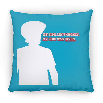 Rob Wiethoff- Side white Silhouette/ Large Square Pillow - GtvStore