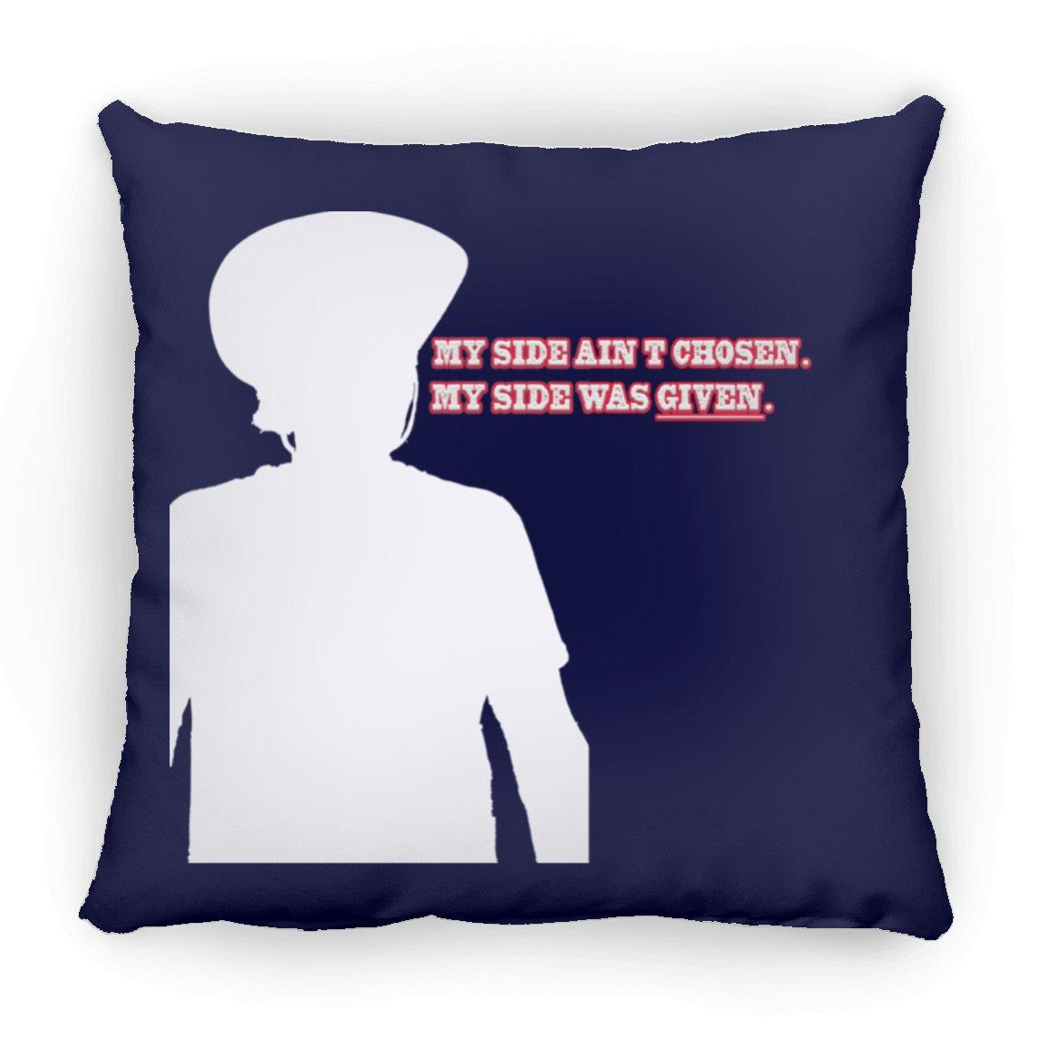 Rob Wiethoff- Side white Silhouette/ Large Square Pillow - GtvStore