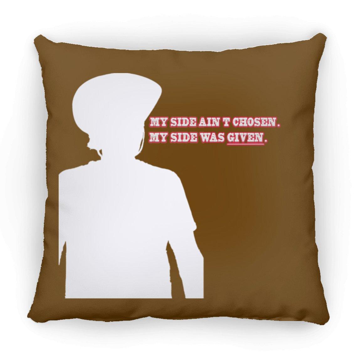 Rob Wiethoff- Side white Silhouette/ Large Square Pillow AUTOGRAPHED - GtvStore