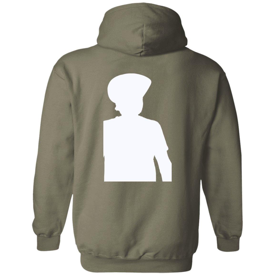 Rob Wiethoff- Sides Silhouette White/ Pullover Hoodie - GtvStore